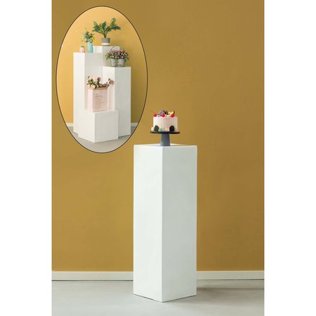 UNIQUEWISE "Display Cube Decorative Pillar Column Flower Stand Wedding Pedestal - 12"" W x 39.4"" H" QI003858-40